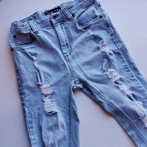 Empyre Verge Distressed Light Wash Jeans  25